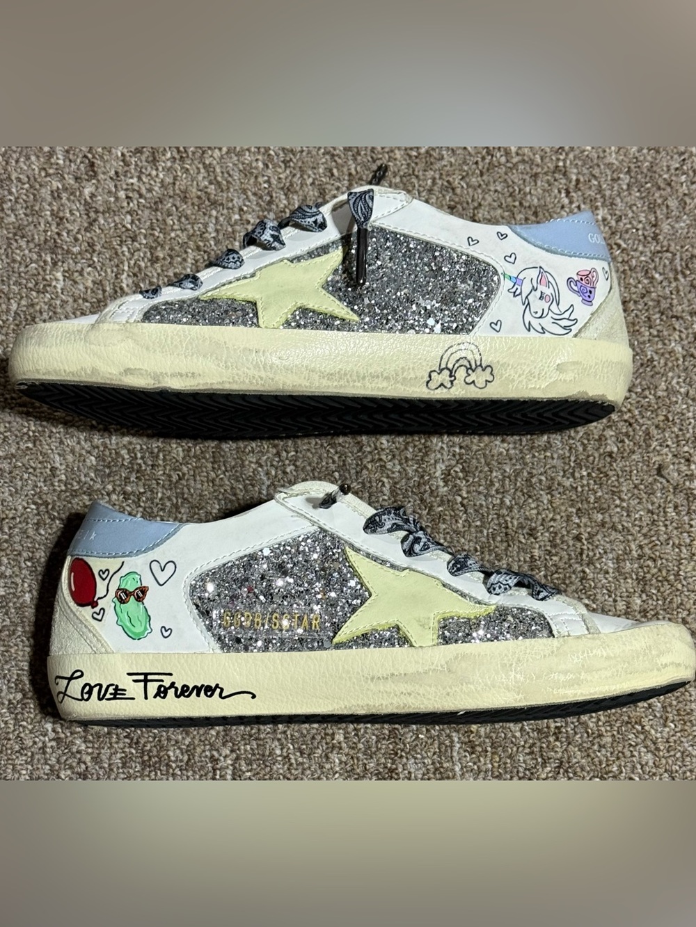 Golden Goose Super Star Sneakers Shoes 35 - Picture 2 of 8